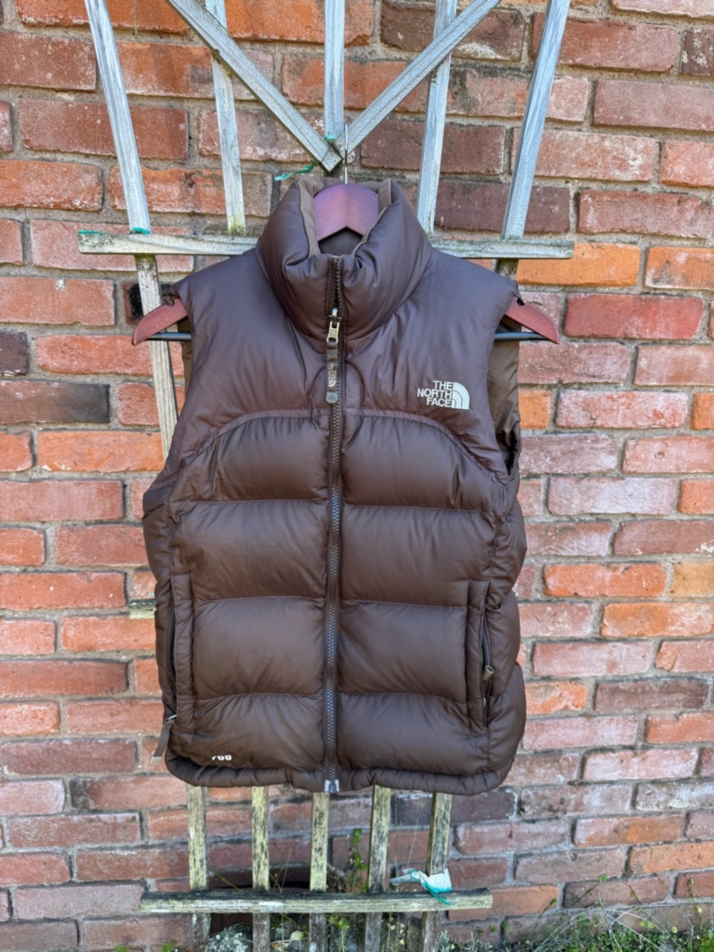 The North Face Brown Puffer Vest